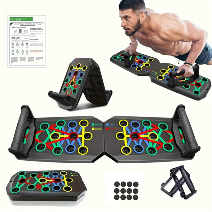 Y67A-Portable Folding Push-Up Board