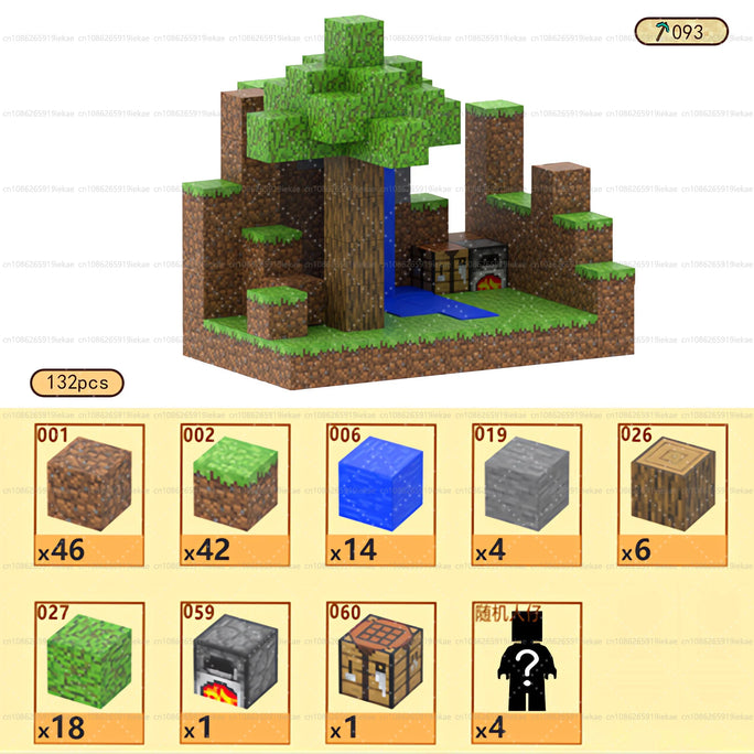 Magnetic Building Block Magnet Cube Mine World