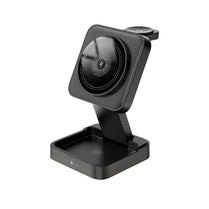 3 In 1 Magnetic Wireless Charger Pad Stand Foldable for iPhone 16-12 Pro Max