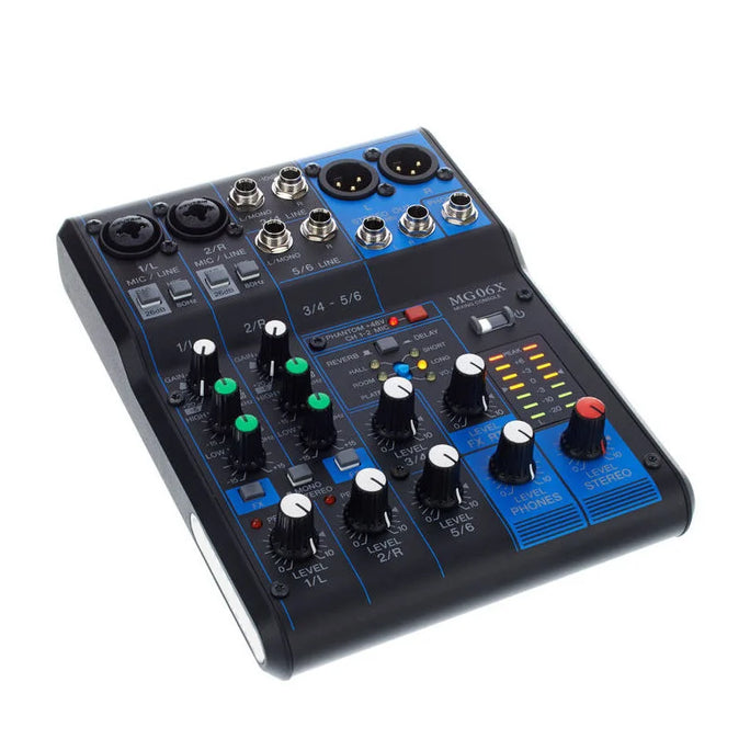 Professional 6 channel Audio Mixer MG06X MG06XU Sound Console