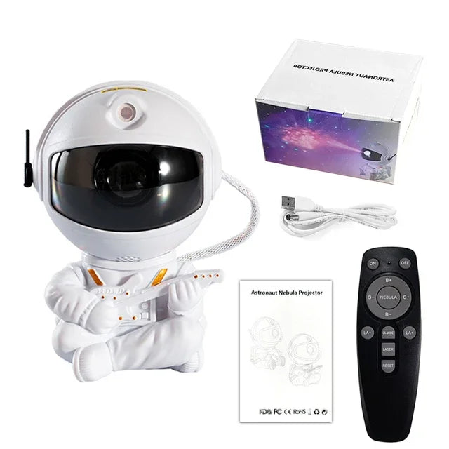 Star Projector Galaxy Night Light Astronaut Space