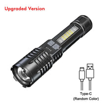Heinast High Power LED Flashlight Powerful TYPE-C