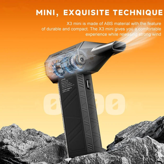 X3 Mini Turbo Jet Blower 350000RPM Powerful Air