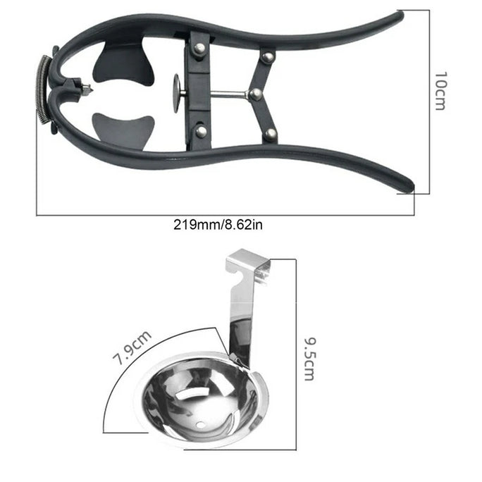 Stainless Steel Eggshell Opener Scissor Cracker Egg