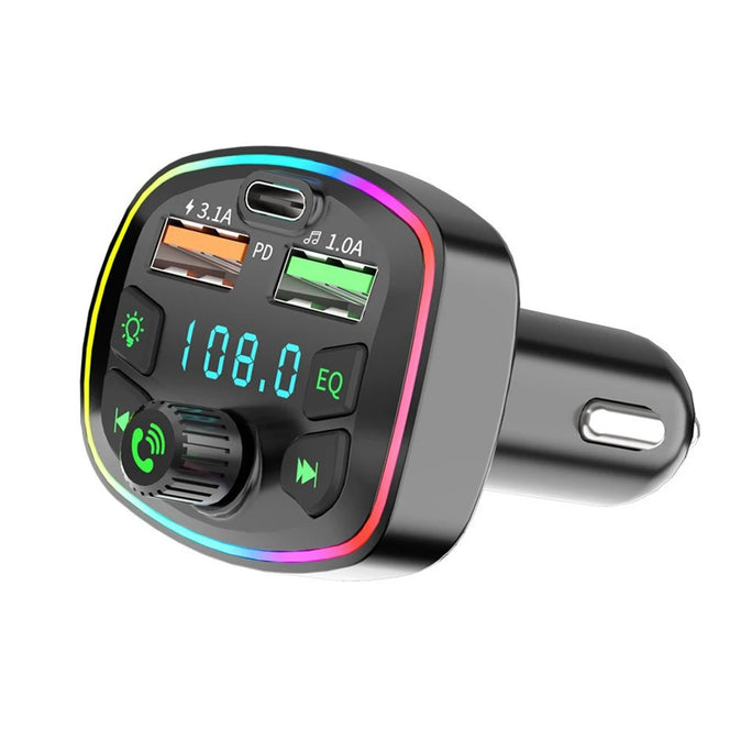 Bluetooth 5.0 Car FM Transmitter MP3 Player