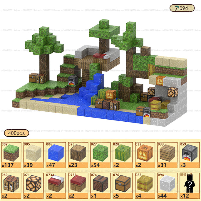 Magnetic Building Block Magnet Cube Mine World