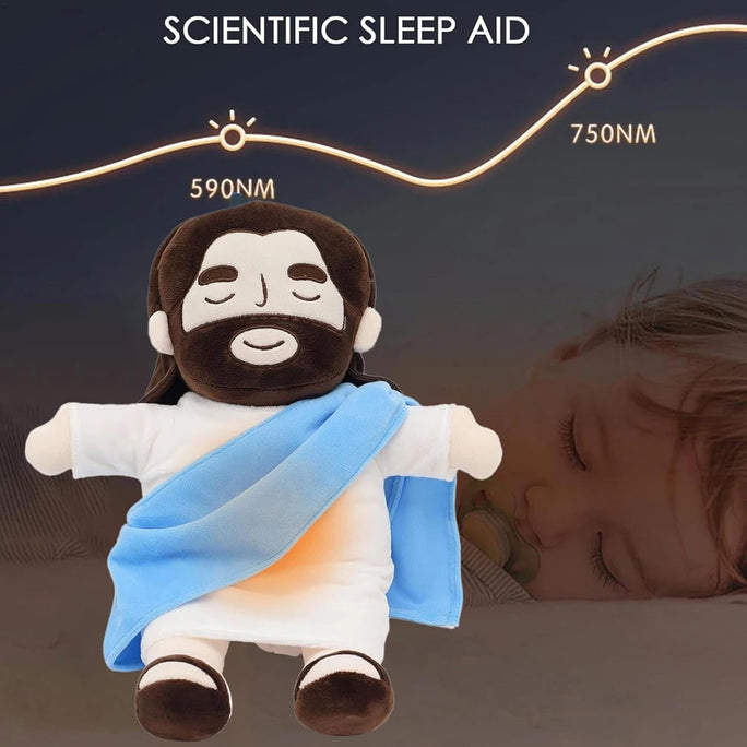 Jesus Plush Baby Soothing Breathing Toy