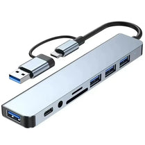 8 In 1 USB C Hub USB 3.0, with 1 X USB 3.0, 3 X USB 2.0 and 1 X USB