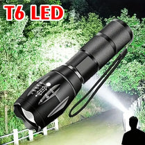 LED Flashlights,Portable Flash Light With 5 Modes & Zoomable