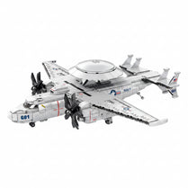 Airplane Building Blocks Micro Brick Protection Early Warning Aircraft