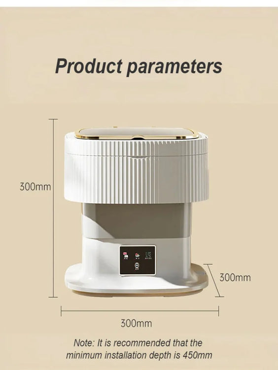 12L Large Capacity Fully Automatic Mini Folding Washing Machine Mini