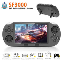 SF3000 Retro Handheld Video Game Console 4.5 Inch IPS Screen Game