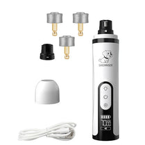 Electric Pet Nail Grinder With LED Light Cat Dogs Nail Clippers USB