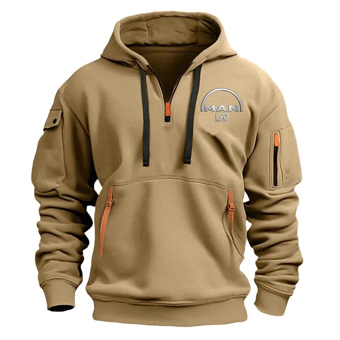 Half zipper Men's Hoodie Sweatshirts MAN Printing