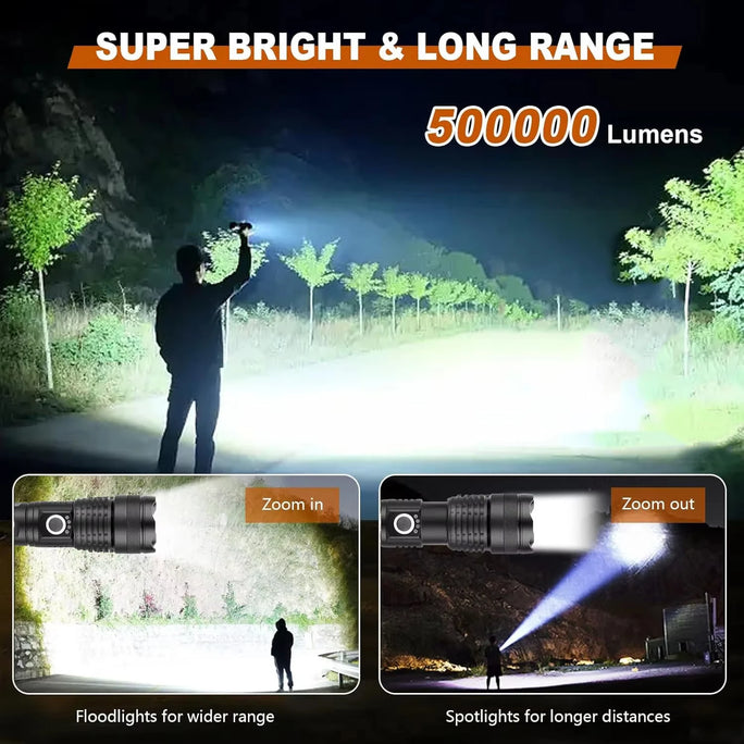 Flashlights High Lumens Rechargeable, Super Bright