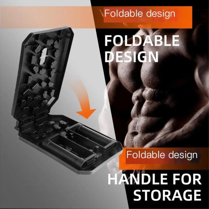 Portable Multifunctional Push-up Board Set With Handles Foldable