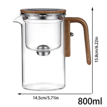 Water Separation Inner Container Teapot One Click Magnetic