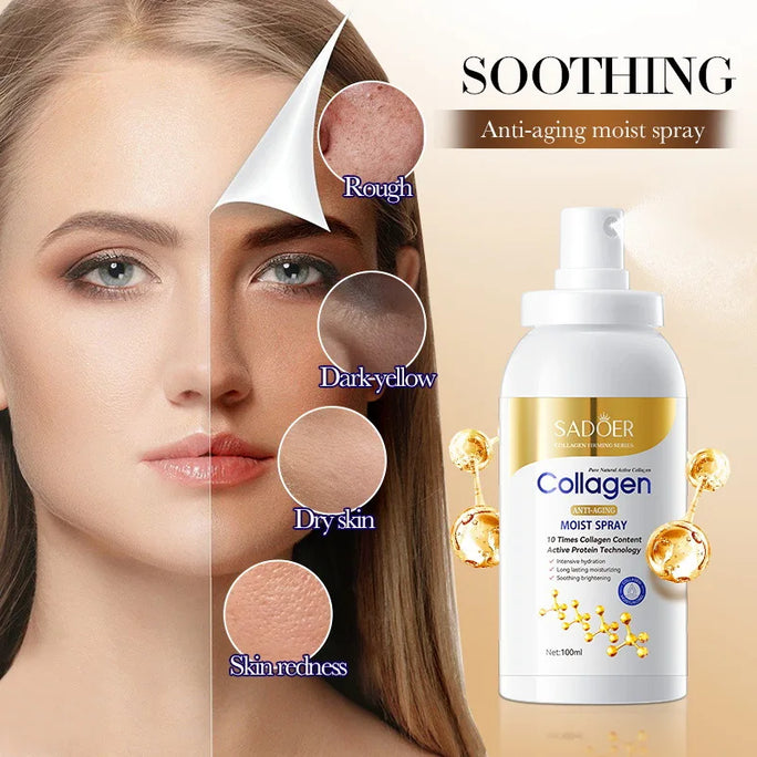 Collagen Moisturizing Spray, Anti-Wrinkle Hydrating