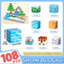 Magnetic Building Blocks Mine World Magnet Cube