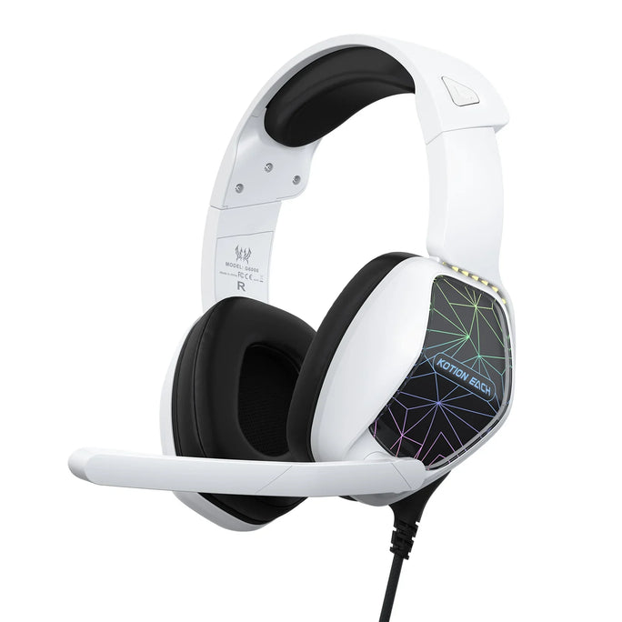 RGB Wired Gaming Headphones Headset with Noise Cancelling