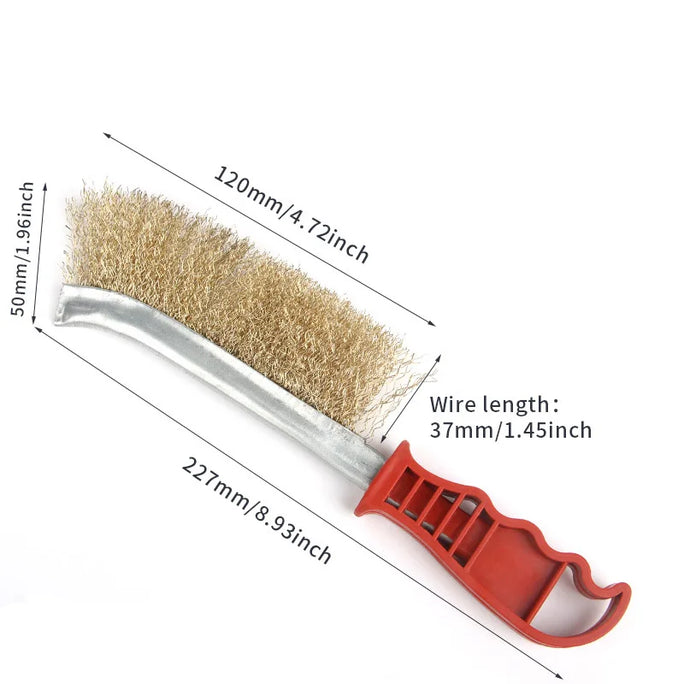 Steel Wire Brush/Wooden Metal Rust Removal Roller