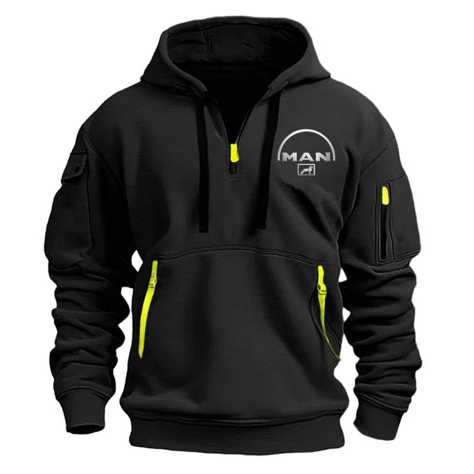 Half zipper Men's Hoodie Sweatshirts MAN Printing