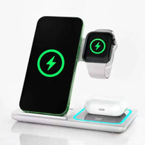 3 in 1 Wireless Travel Charger Stand For iPhone