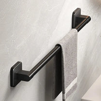 Wall Mounted Towel Rack Bathroom Storage