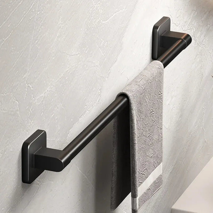 Wall Mounted Towel Rack Bathroom Storage