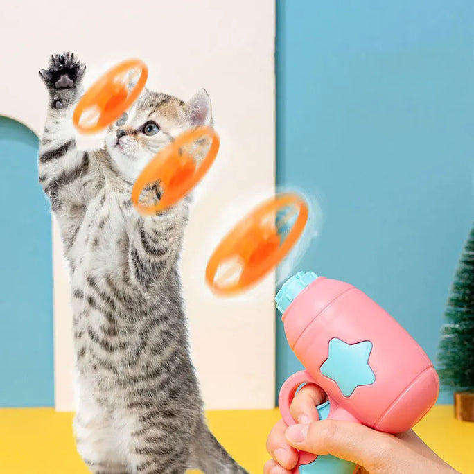 Fun Cat Toy Interactive Launcher Training Game