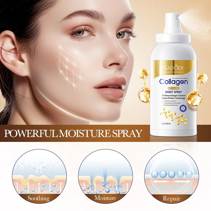 Collagen Moisturizing Spray, Anti-Wrinkle Hydrating