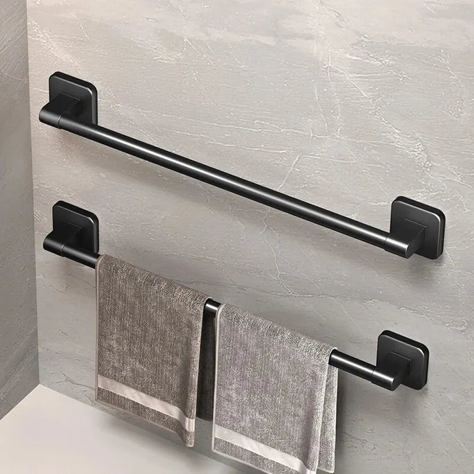 Wall Mounted Towel Rack Bathroom Storage