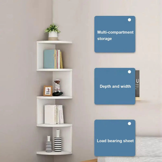 Multi-layer Wall Shelf Modern C Strong