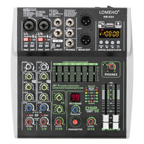 4/6 Channel Mixing Console 48V 99 DSP Effect Bluetooth