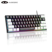 MageGee Mini 60% Gaming Keyboard, RGB Backlit 61 Key