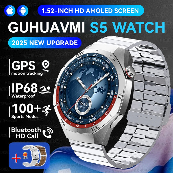 GT5 PRO GPS Trajectory Sport Smart Watch Men