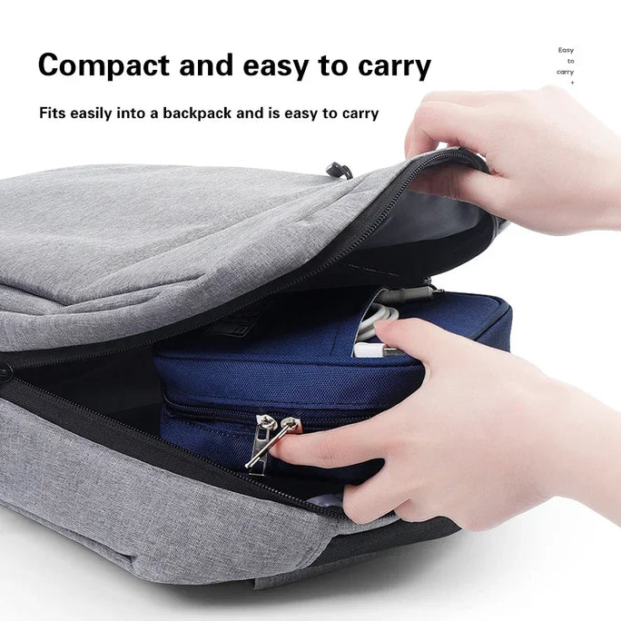 Portable Cable Organizer Waterproof Storage Bag