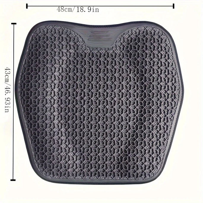 1pc Gel Seat Cushion - Honeycomb Design