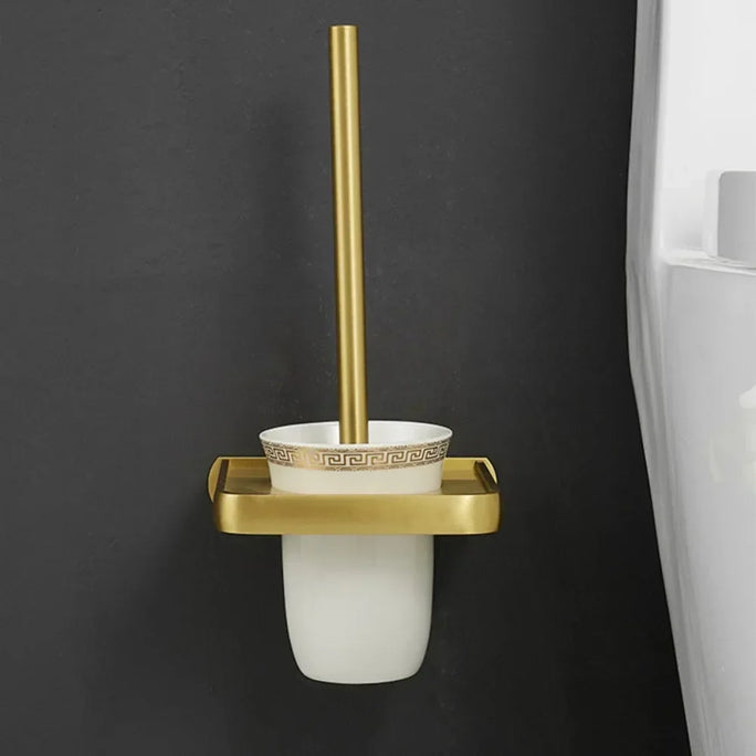 Bathroom Accessories Brushed Gold Space