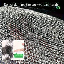 Metal Wire Cleaning Cloth, Mesh Cloth, Non Greasy