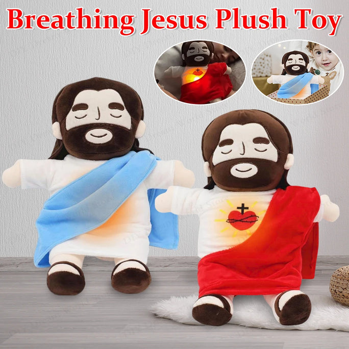 Jesus Plush Baby Soothing Breathing Toy