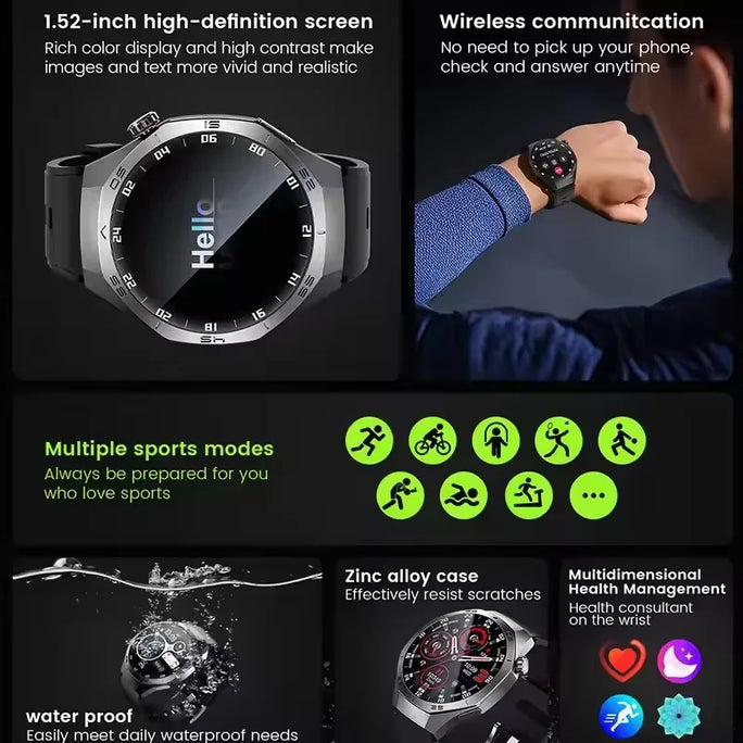 GT5 PRO GPS Trajectory Sport Smart Watch Men