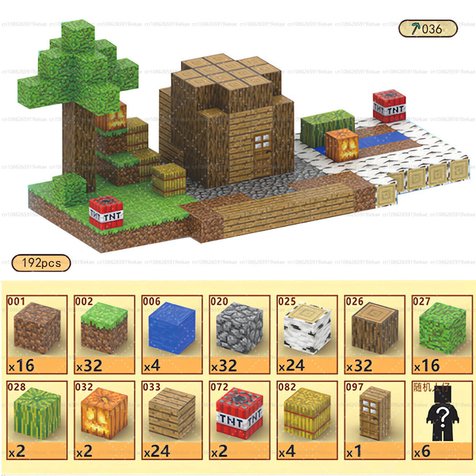 Magnetic Building Block Magnet Cube Mine World