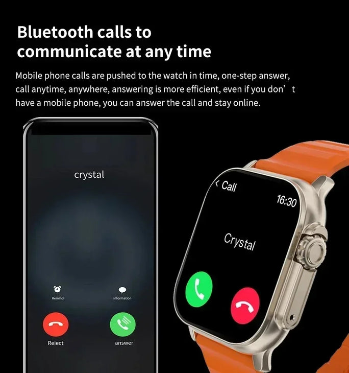 Smartwatch T900 U2 for Men and Women, Bluetooth