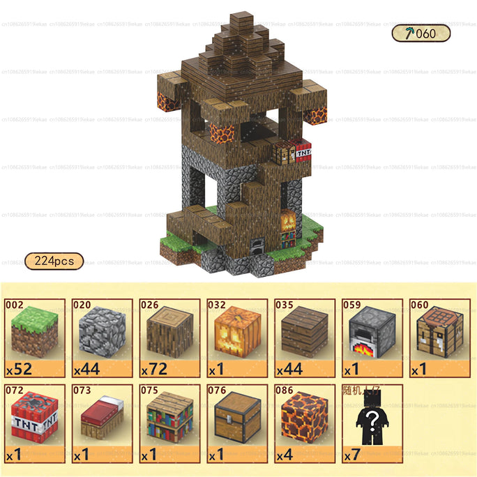 Magnetic Building Block Magnet Cube Mine World