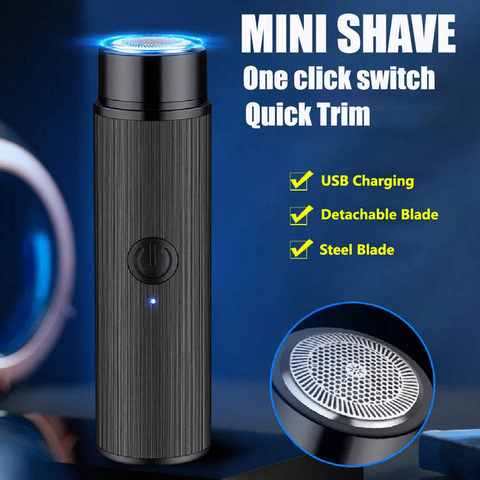 Electric Razor Mini Shavers Portable USB Rechargeable