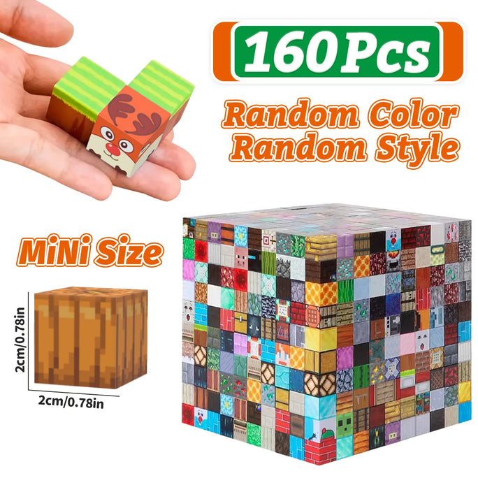 Magnetic Building Blocks Mine World Magnet Cube