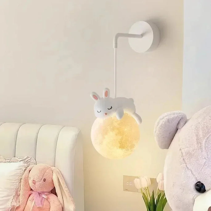 Modern LED Wall Lamp Creative Moon Light