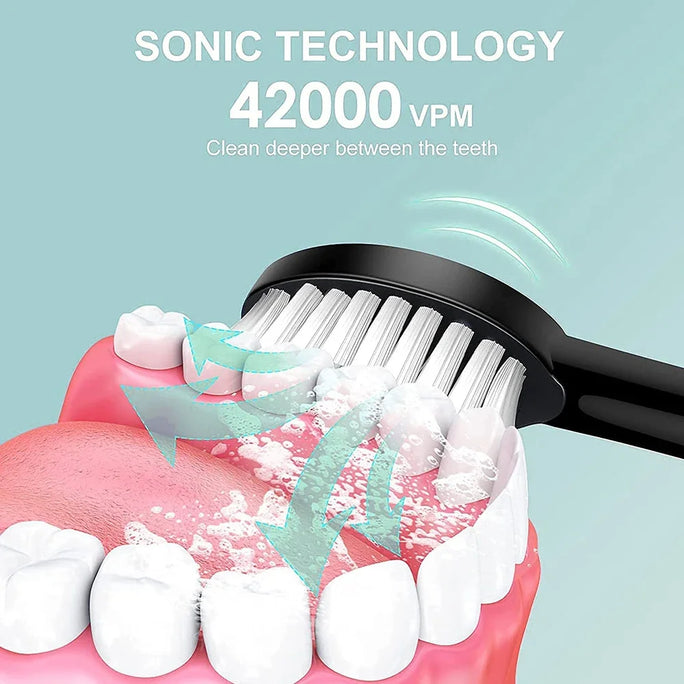 Sonic Electric Toothbrush Adult Smart Timing Tooth