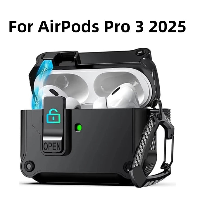 Security Lock Cover for AirPods Pro 3 2025 Case